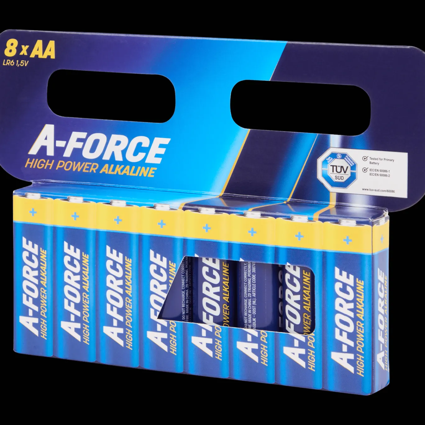 A-Force Batterijen^High Power Alkaline batterijen AA