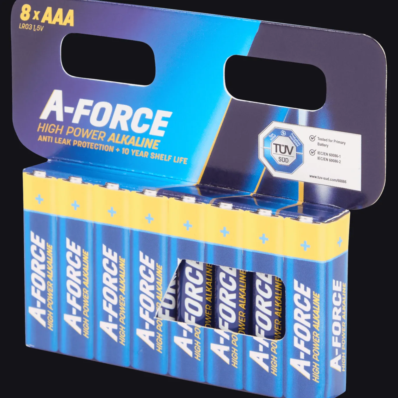 A-Force Batterijen^High Power Alkaline batterijen AAA