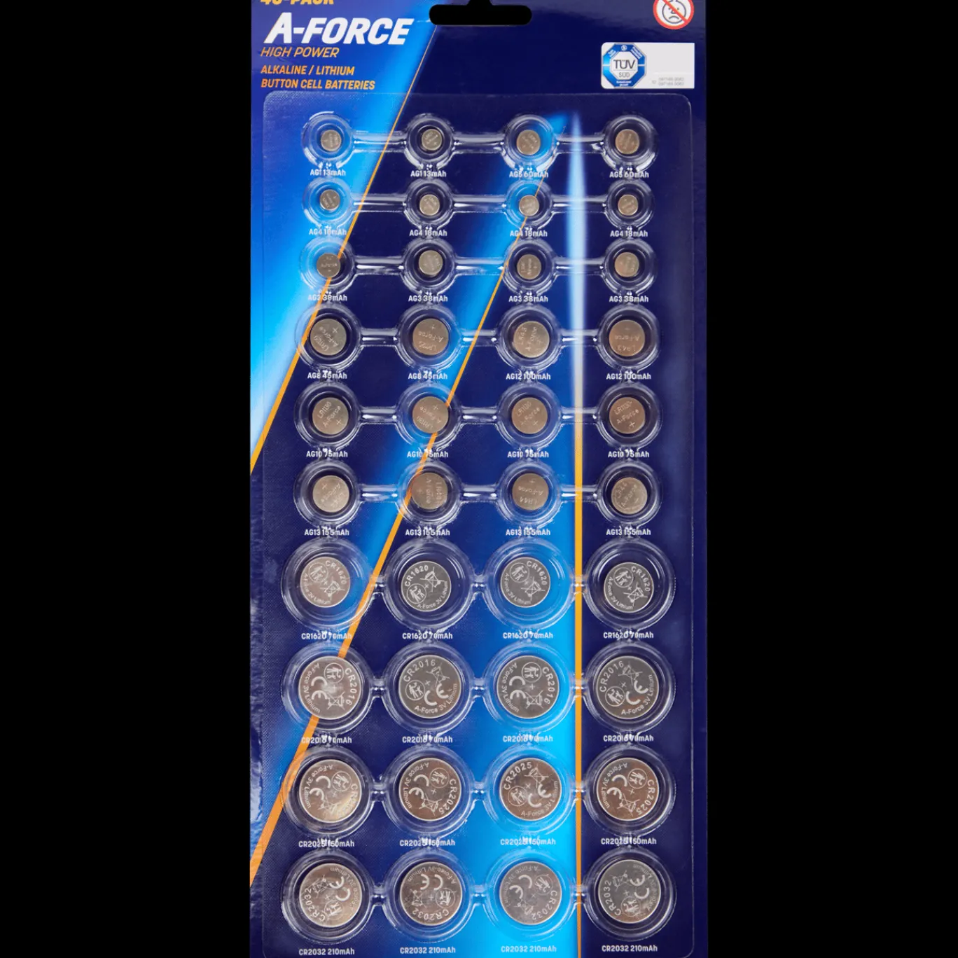 A-Force Batterijen^knoopcelbatterijen