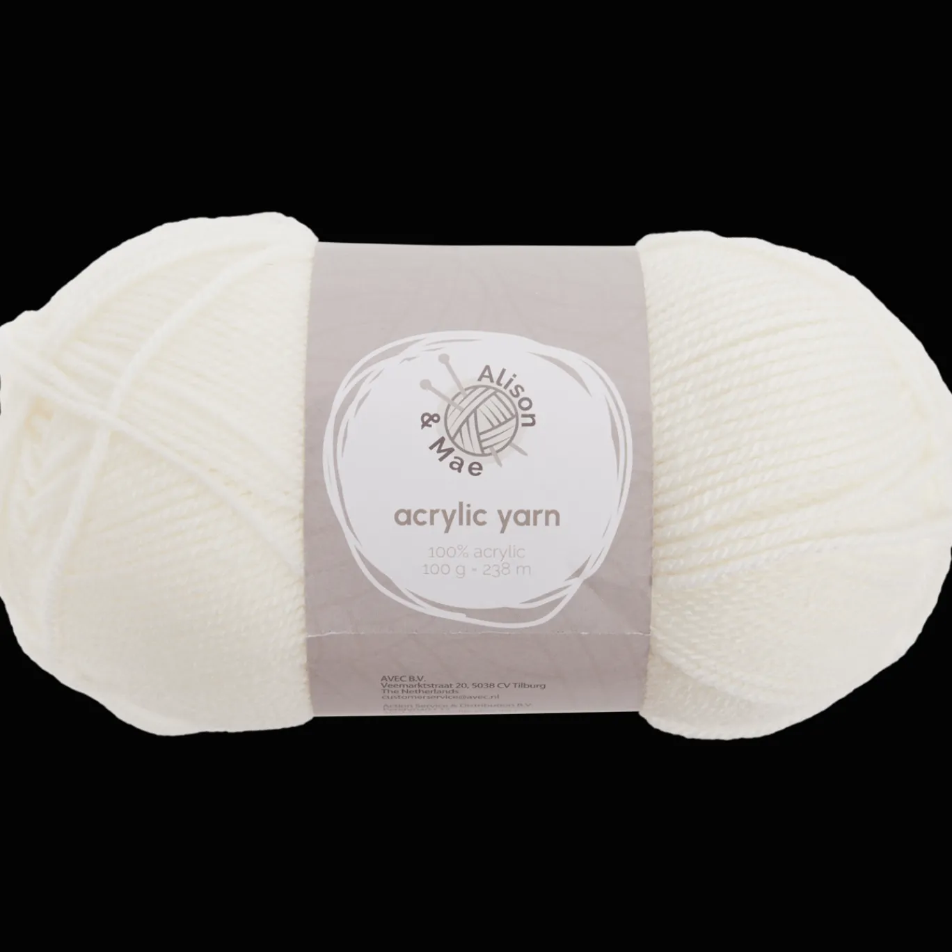 Alison & Mae Breien & Haken^breigaren wit