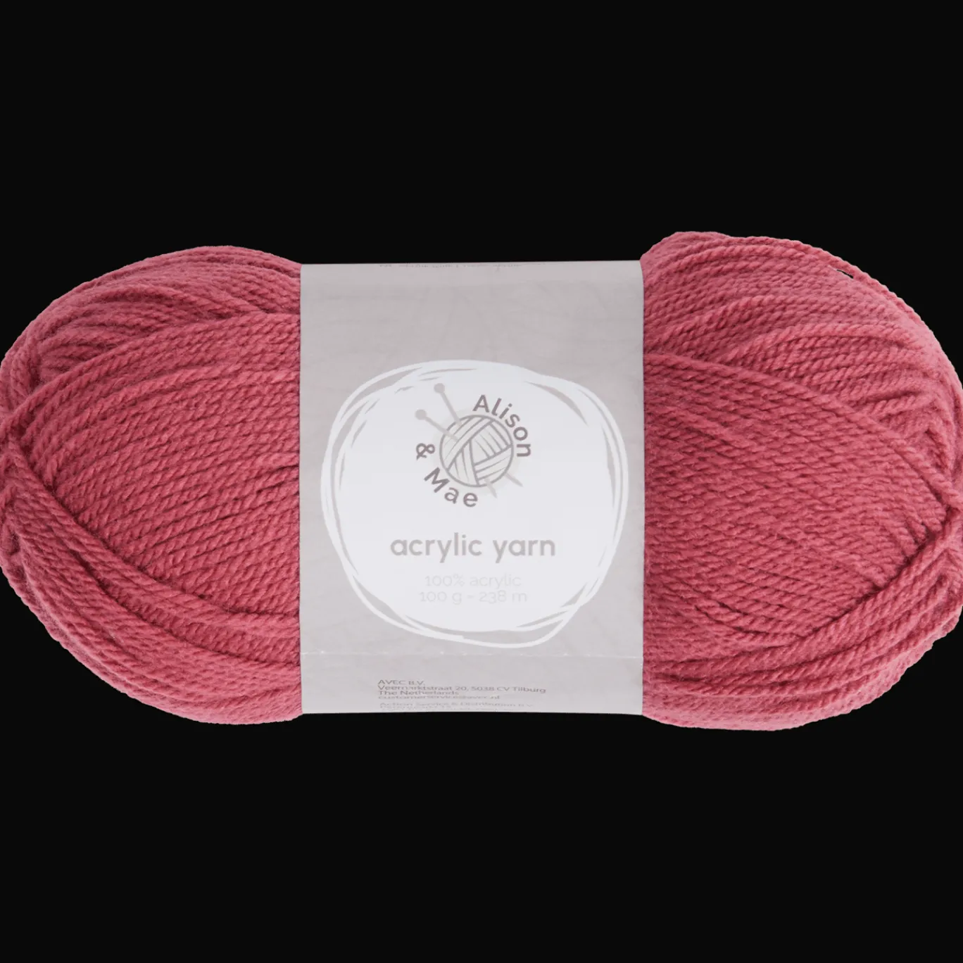 Alison & Mae Breien & Haken^Essentials breigaren roze