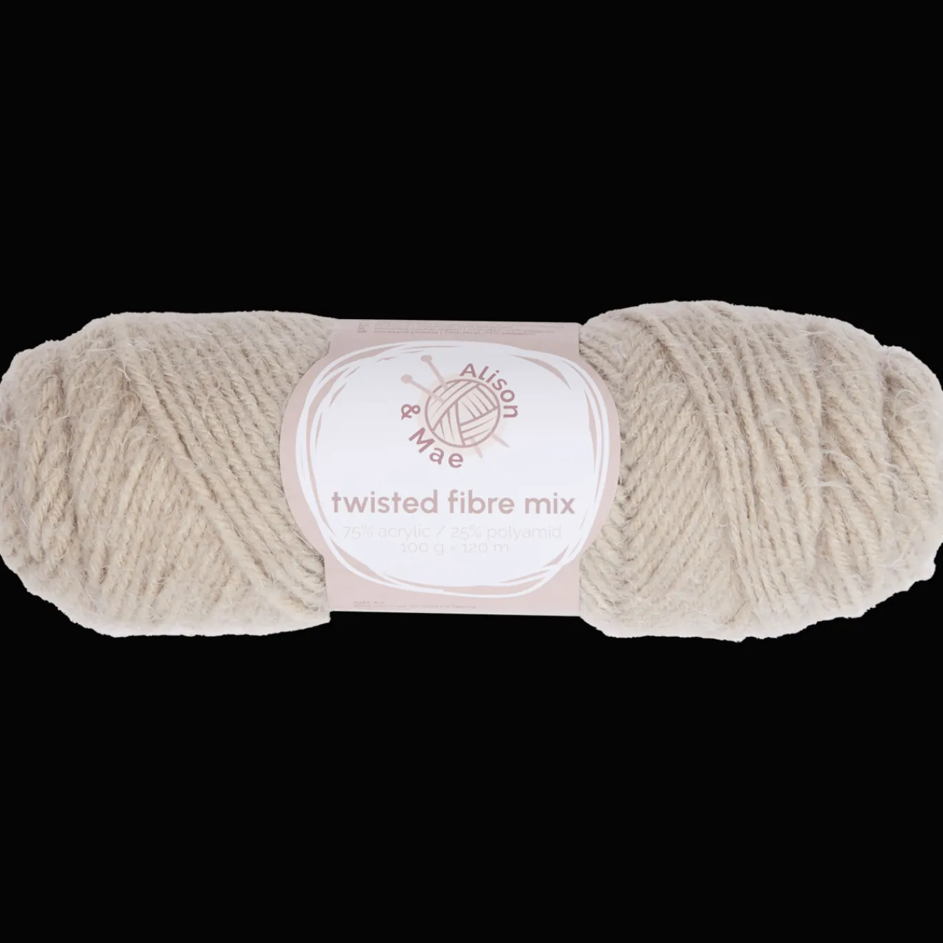 Alison & Mae Breien & Haken^gedraaid vezelgaren