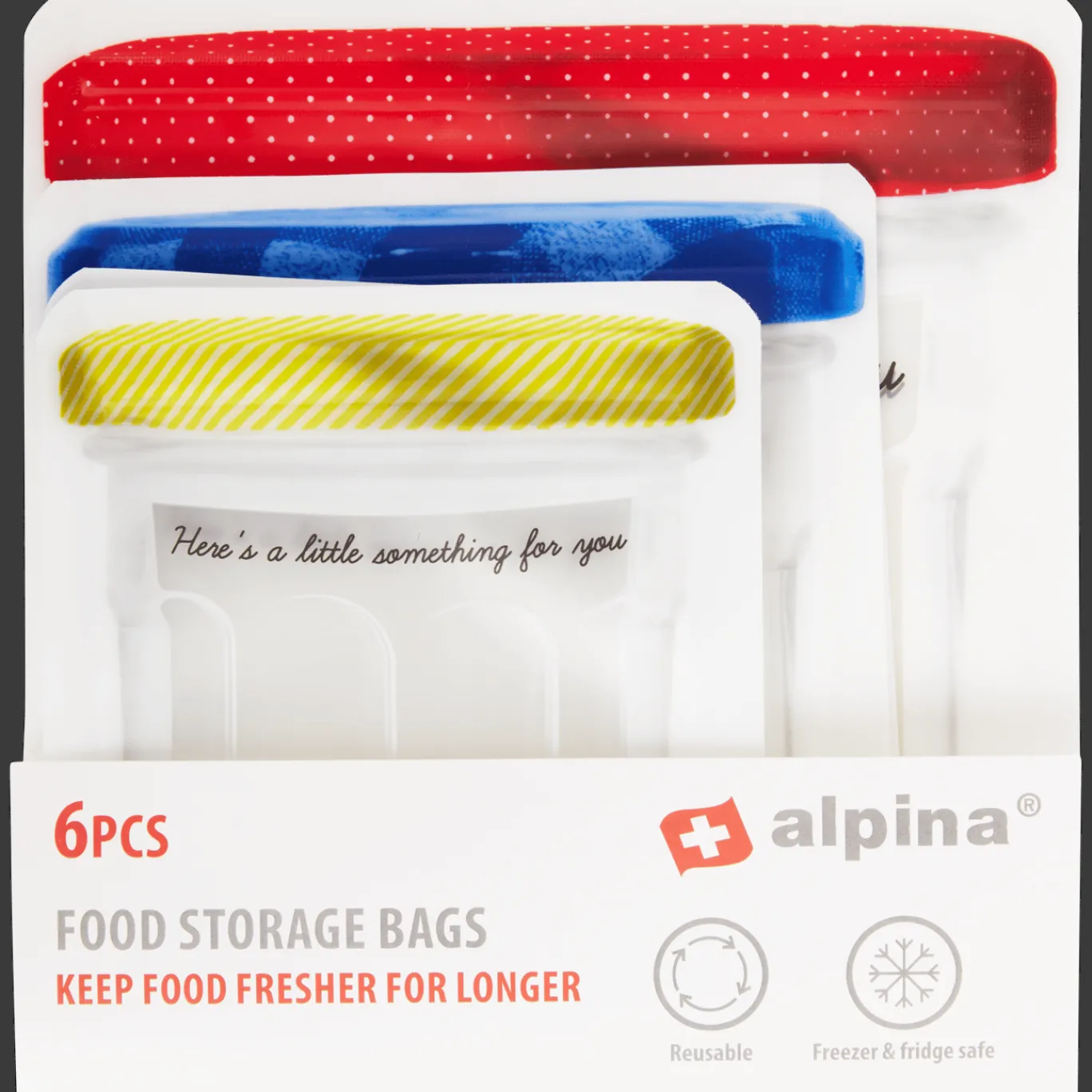 Action Bewaren & Meenemen^Alpina herbruikbare voedselbewaarzakjes