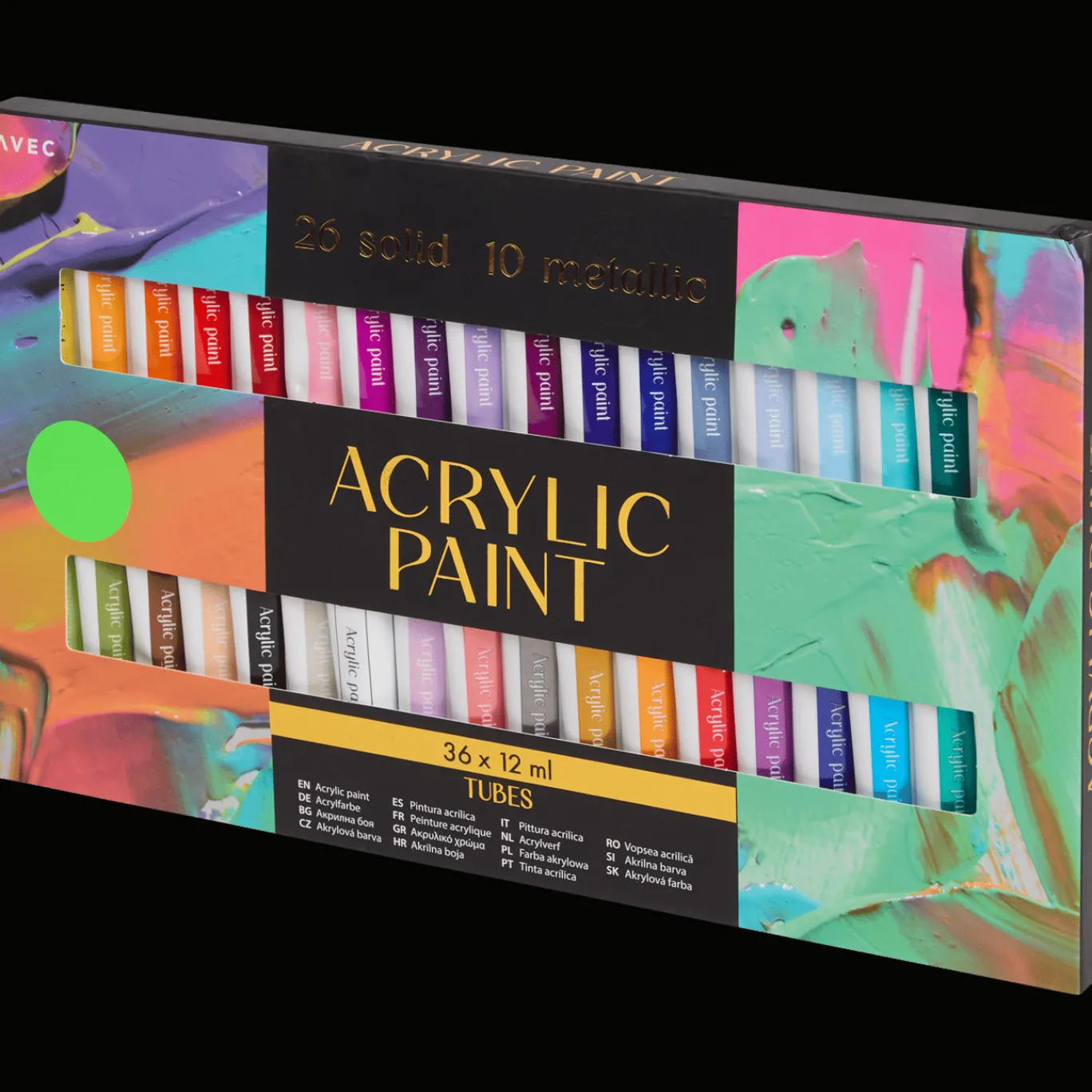 Action Schilderen^Avec acrylverfset