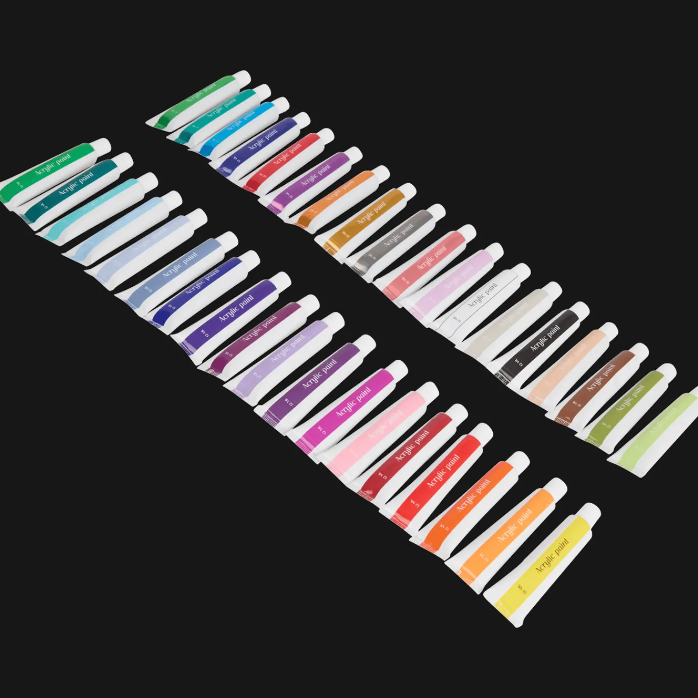 Action Schilderen^Avec acrylverfset