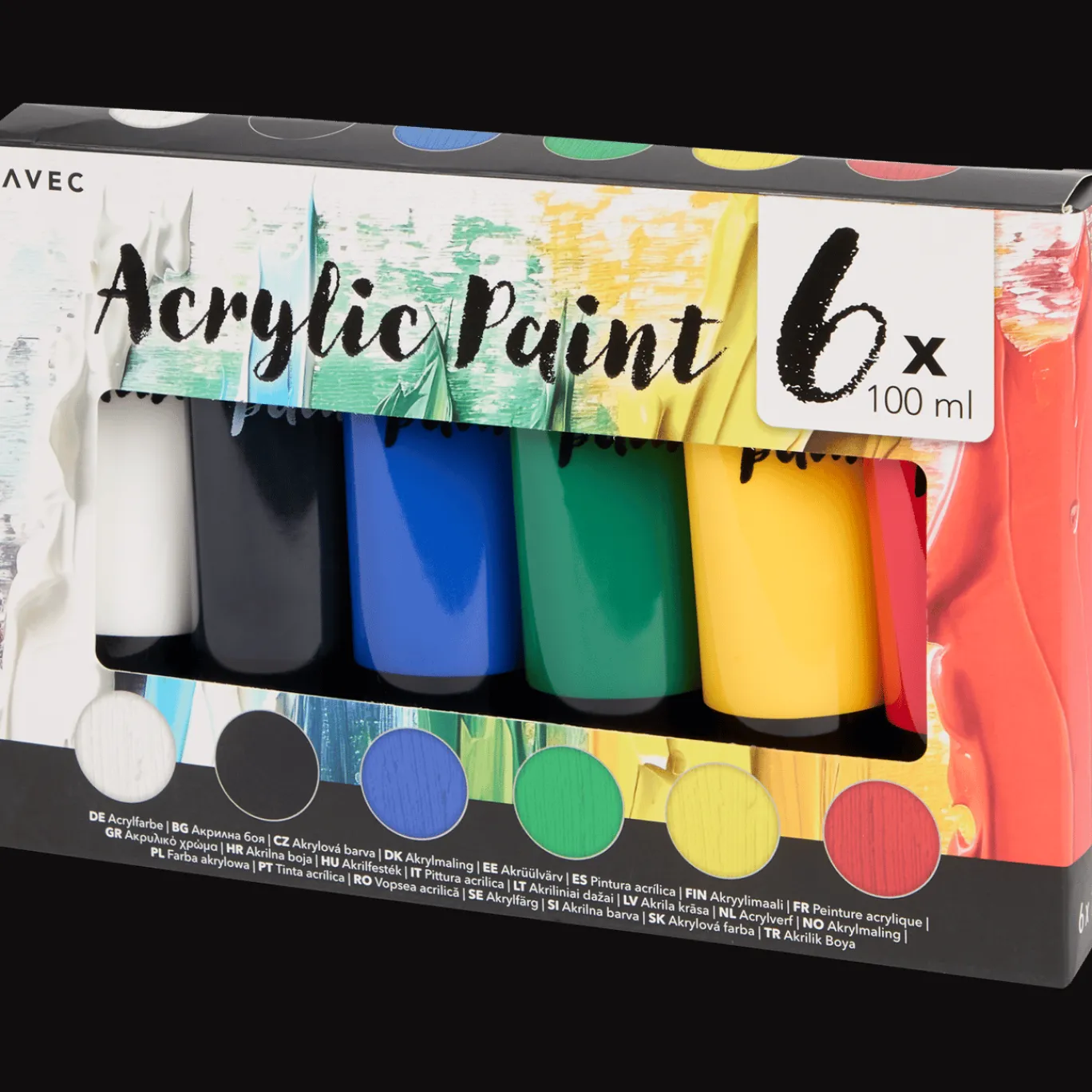 Action Schilderen^Avec acrylverfset