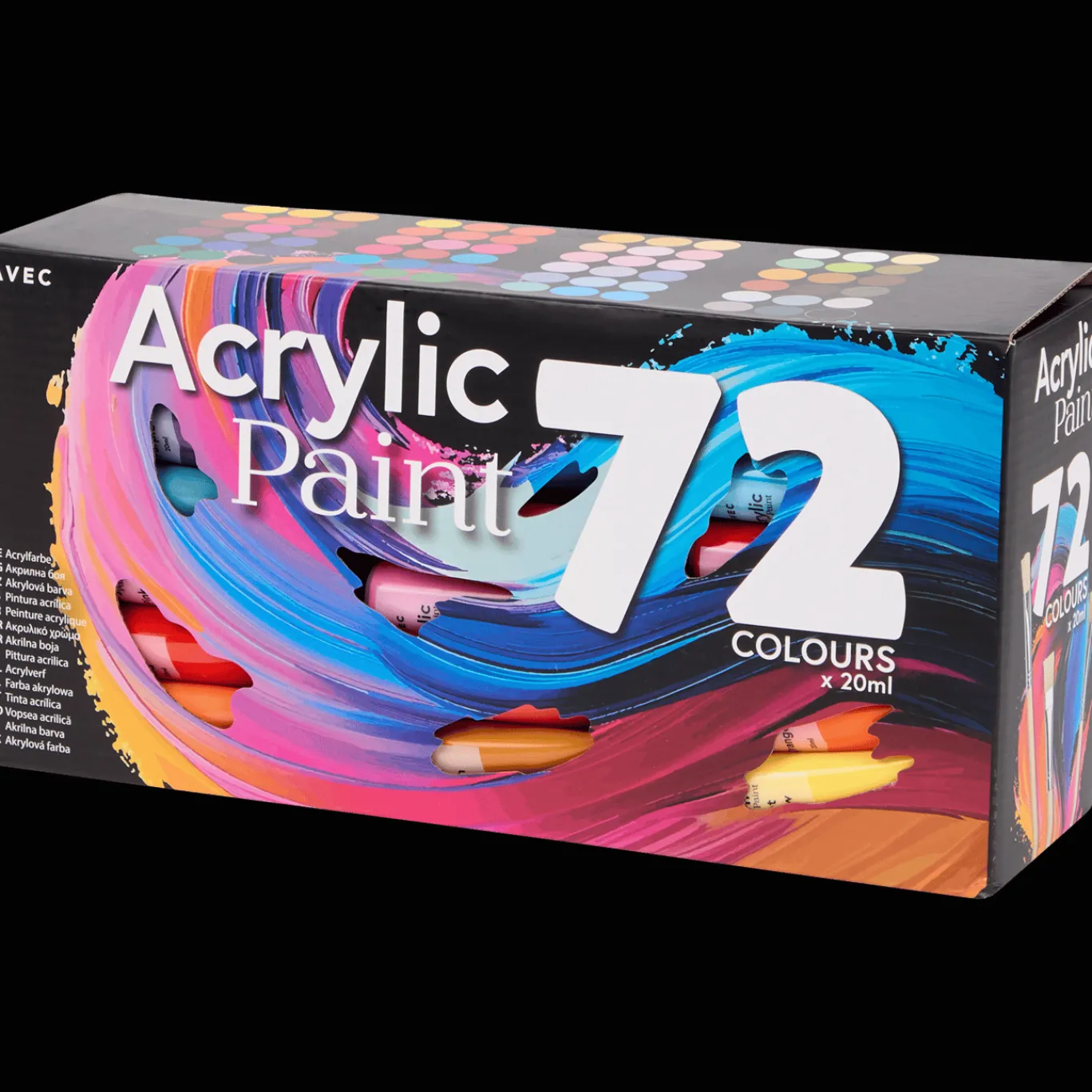 Action Schilderen^Avec acrylverfset