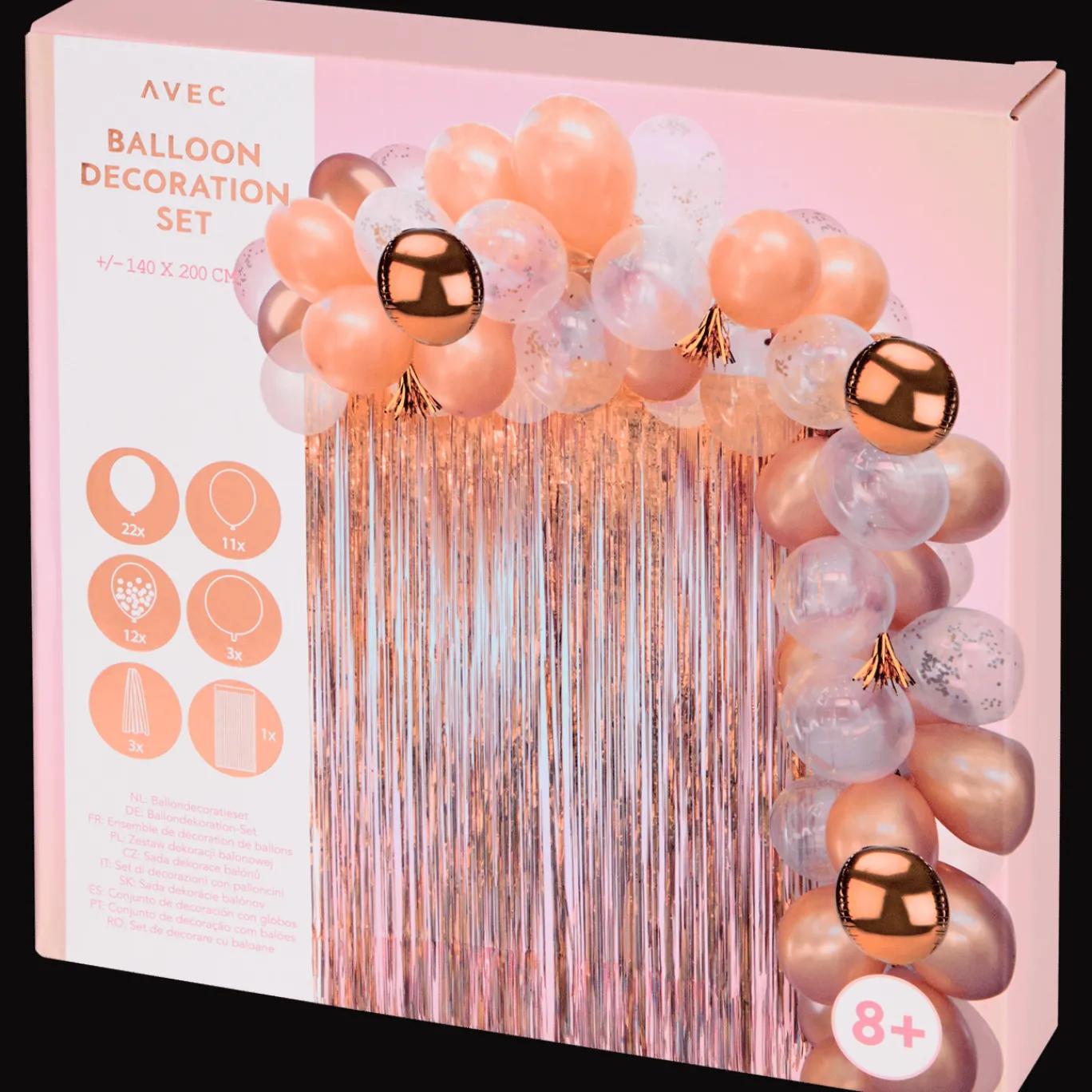 Action Ballonnen & Slingers^Avec ballondecoratieset