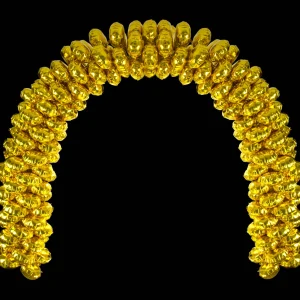 Action Feestartikelen^Avec ballonnenboog met folieballonnen