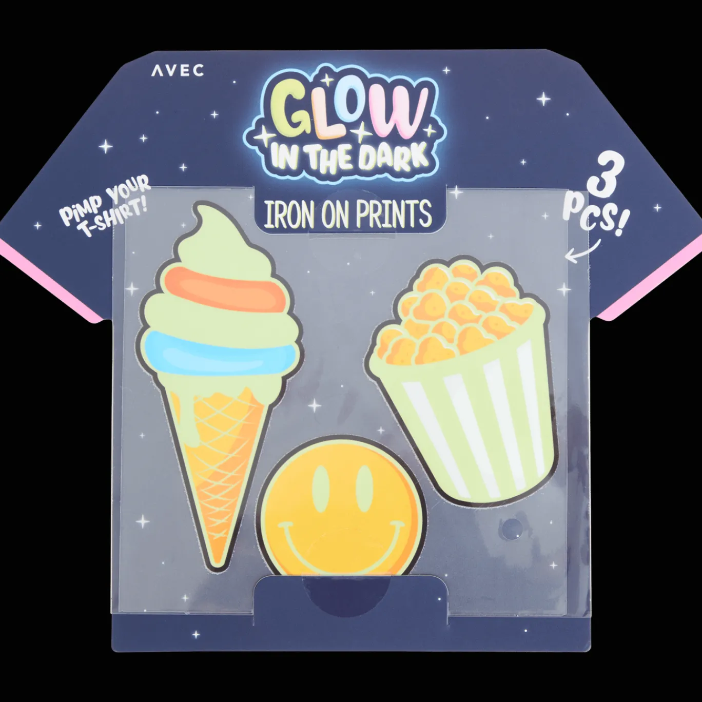 Action Spellen^Avec glow-in-the-dark strijkpatches