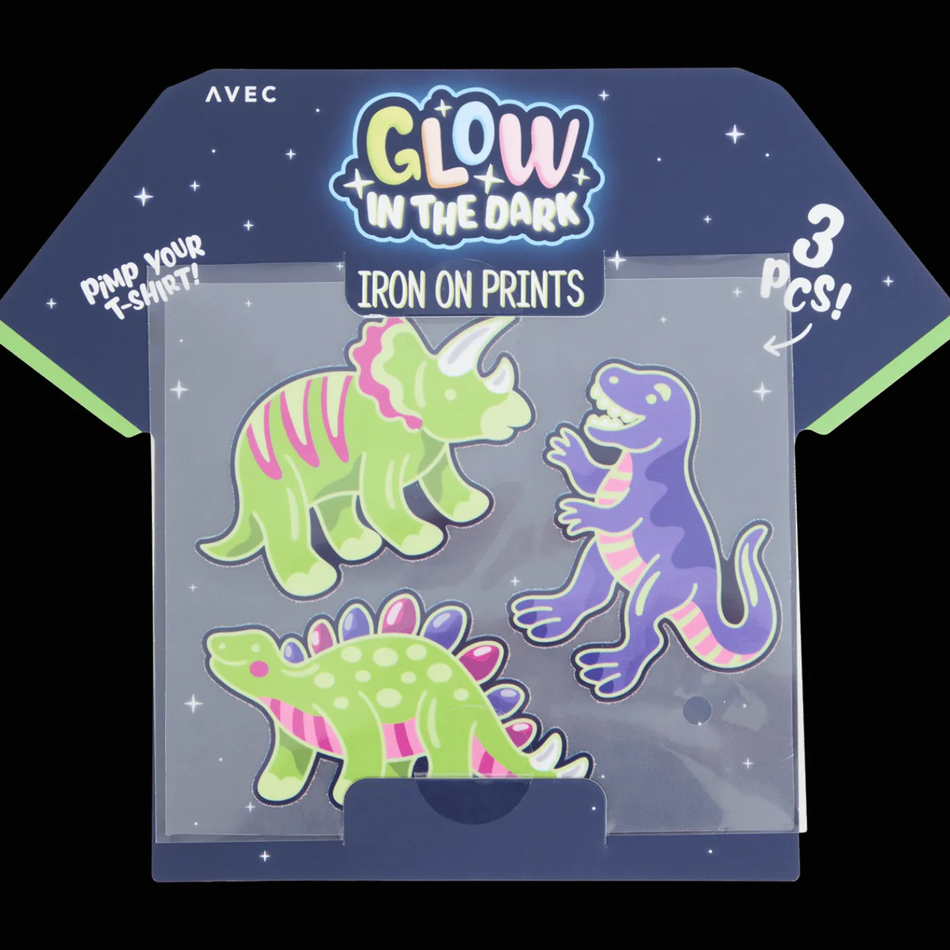 Action Spellen^Avec glow-in-the-dark strijkpatches