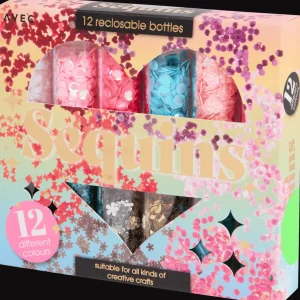 Action Knutselen^Avec pailleten knutselset