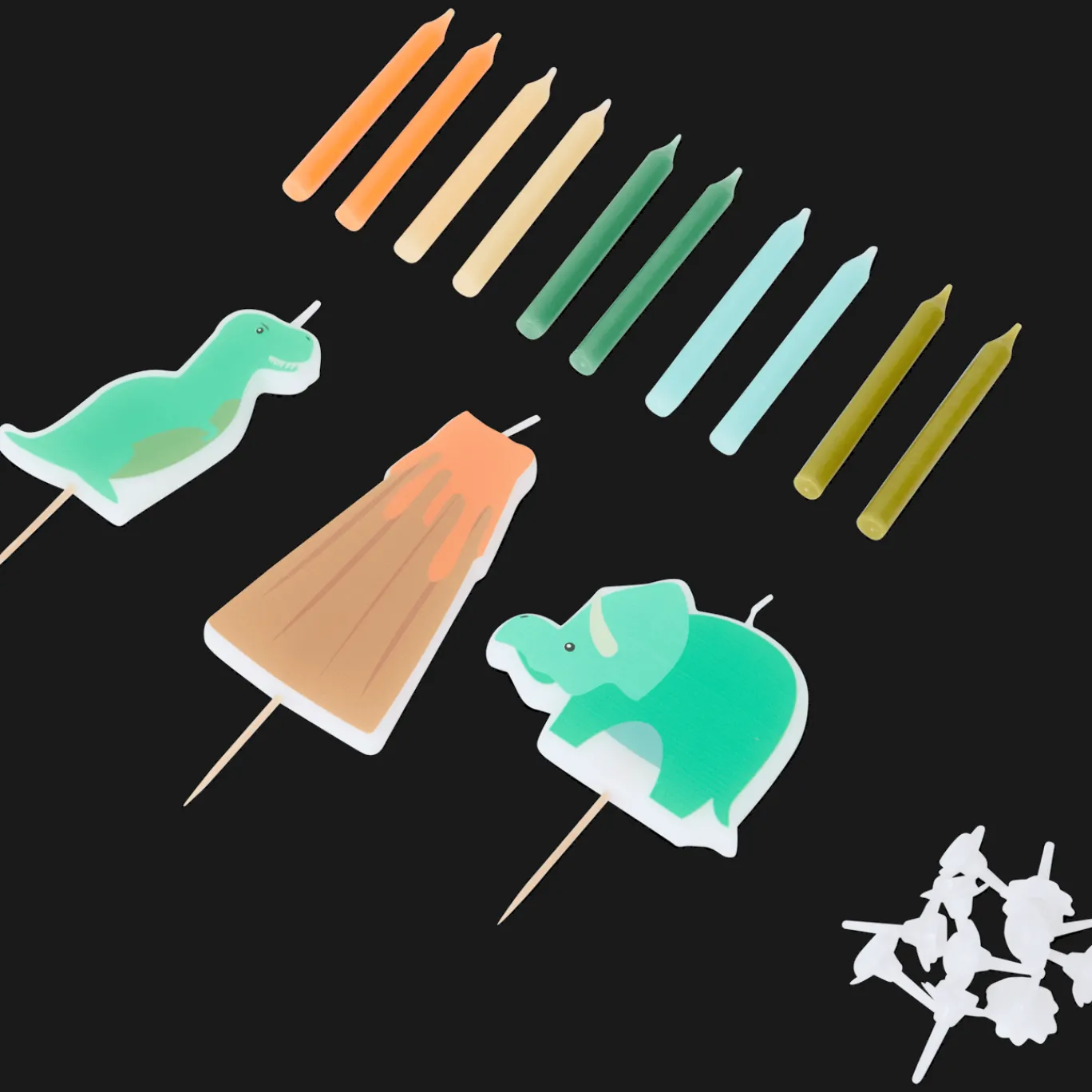 Action Feestartikelen^Avec verjaardagskaarsen