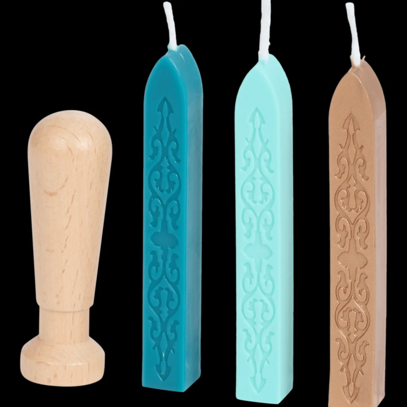 Action Kaarten^Avec waxstempel-kit