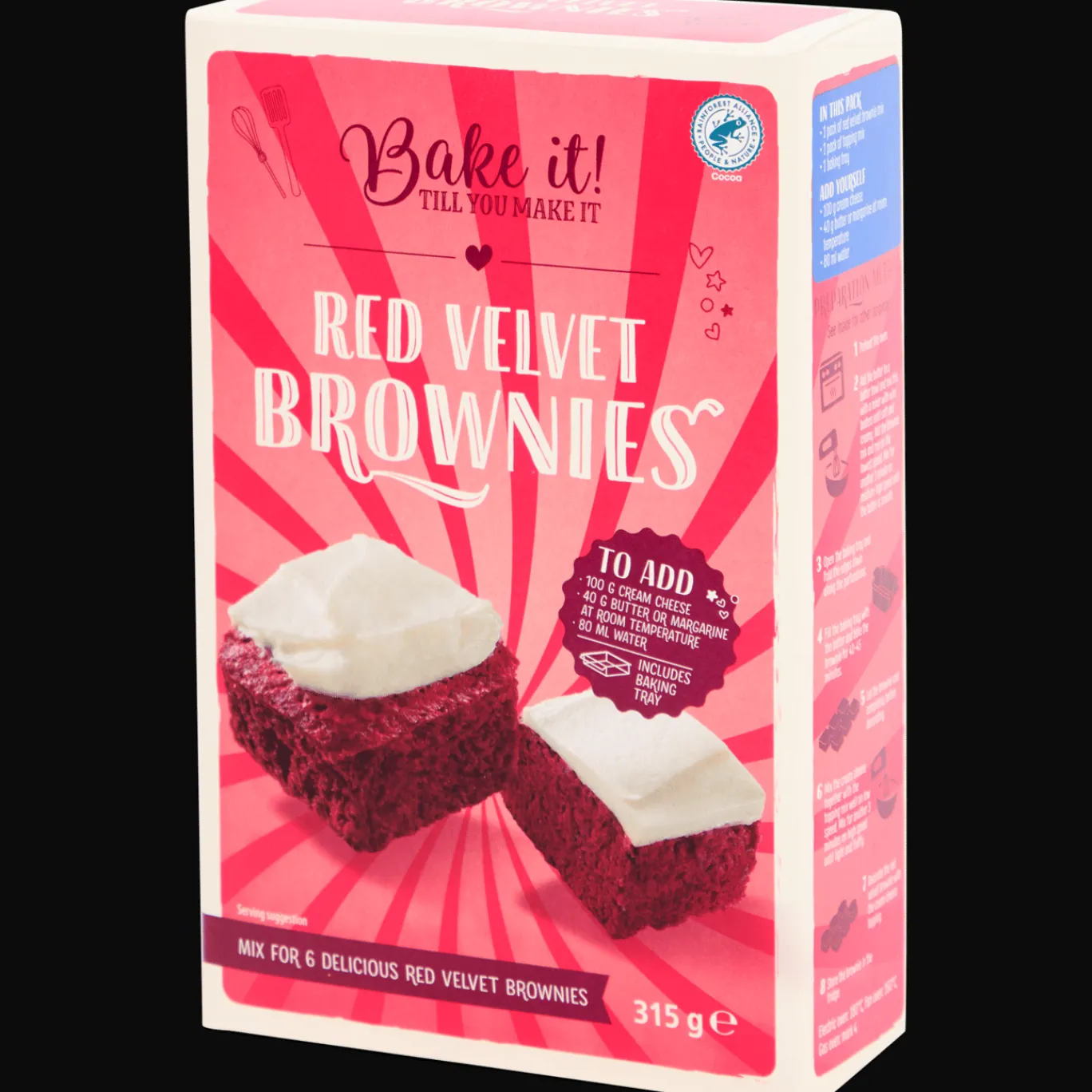Action Koek & Bakproducten^Bake it! red velvet brownie mix