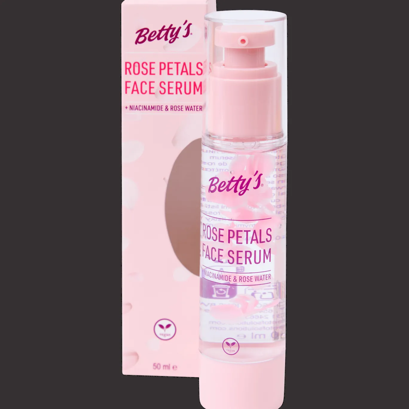 Action Lichaamsverzorging^Betty's gezichtsserum met rozenblaadjes