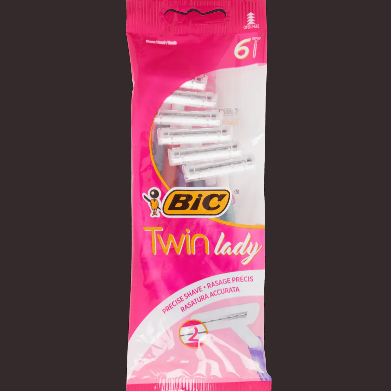 BIC Ontharen & Scheren^scheermesjes Twin Lady