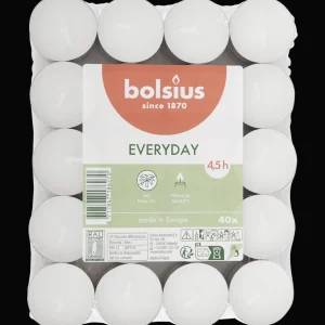 Bolsius Kaarsen^theelichten wit