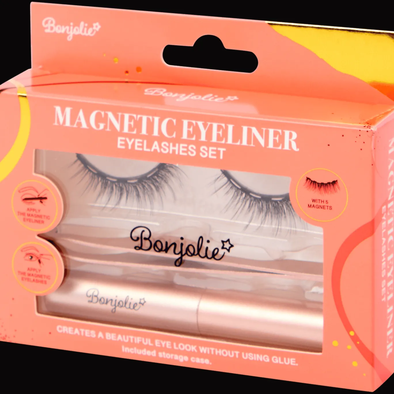 Action Make-Up^Bonjolie magnetische kunstwimperset