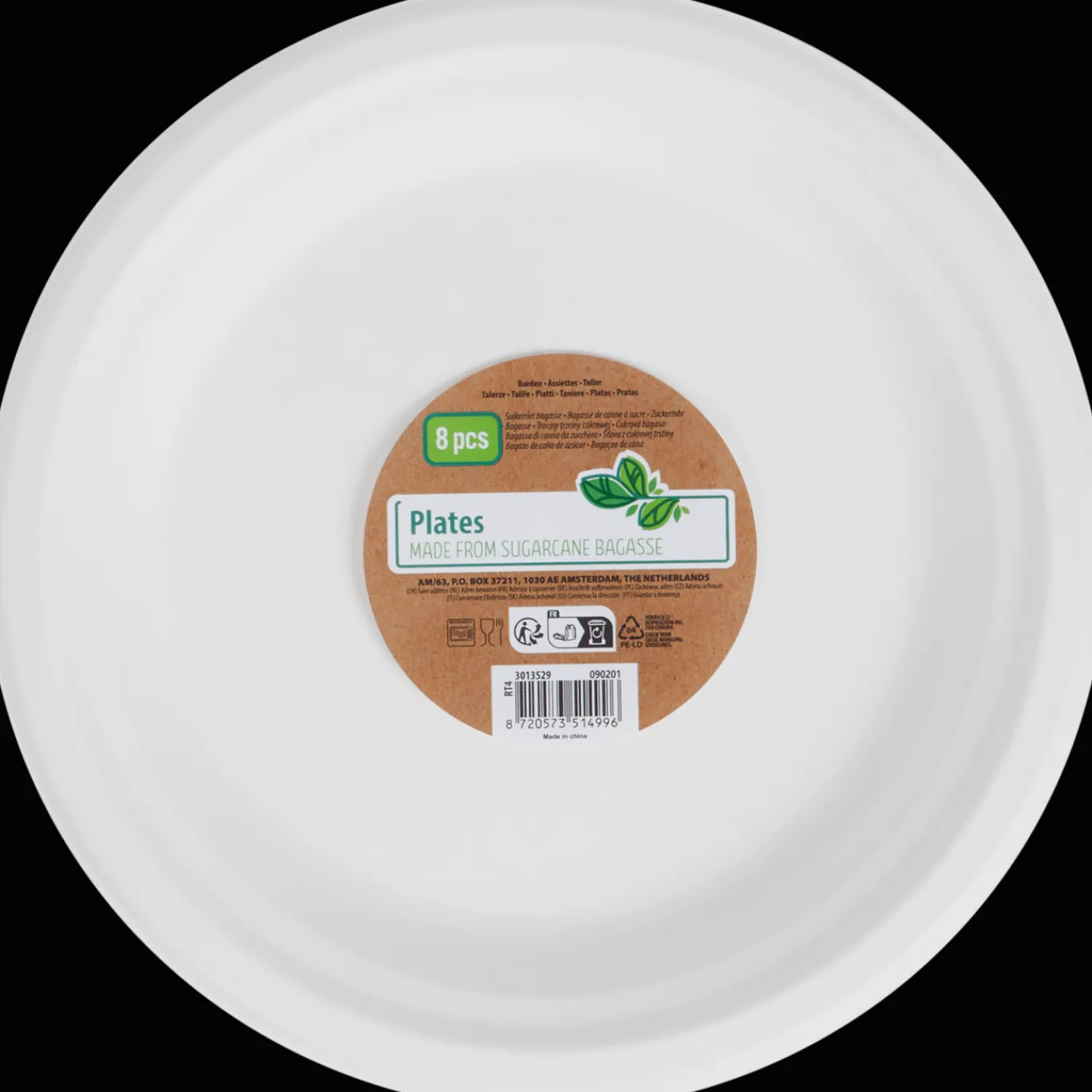 borden_van_bagasse_1.webp Action Feestartikelen^Borden van bagasse