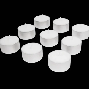 Candra Kaarsen^theelichten wit