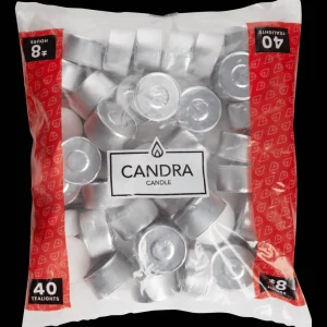 Candra Kaarsen^theelichten wit