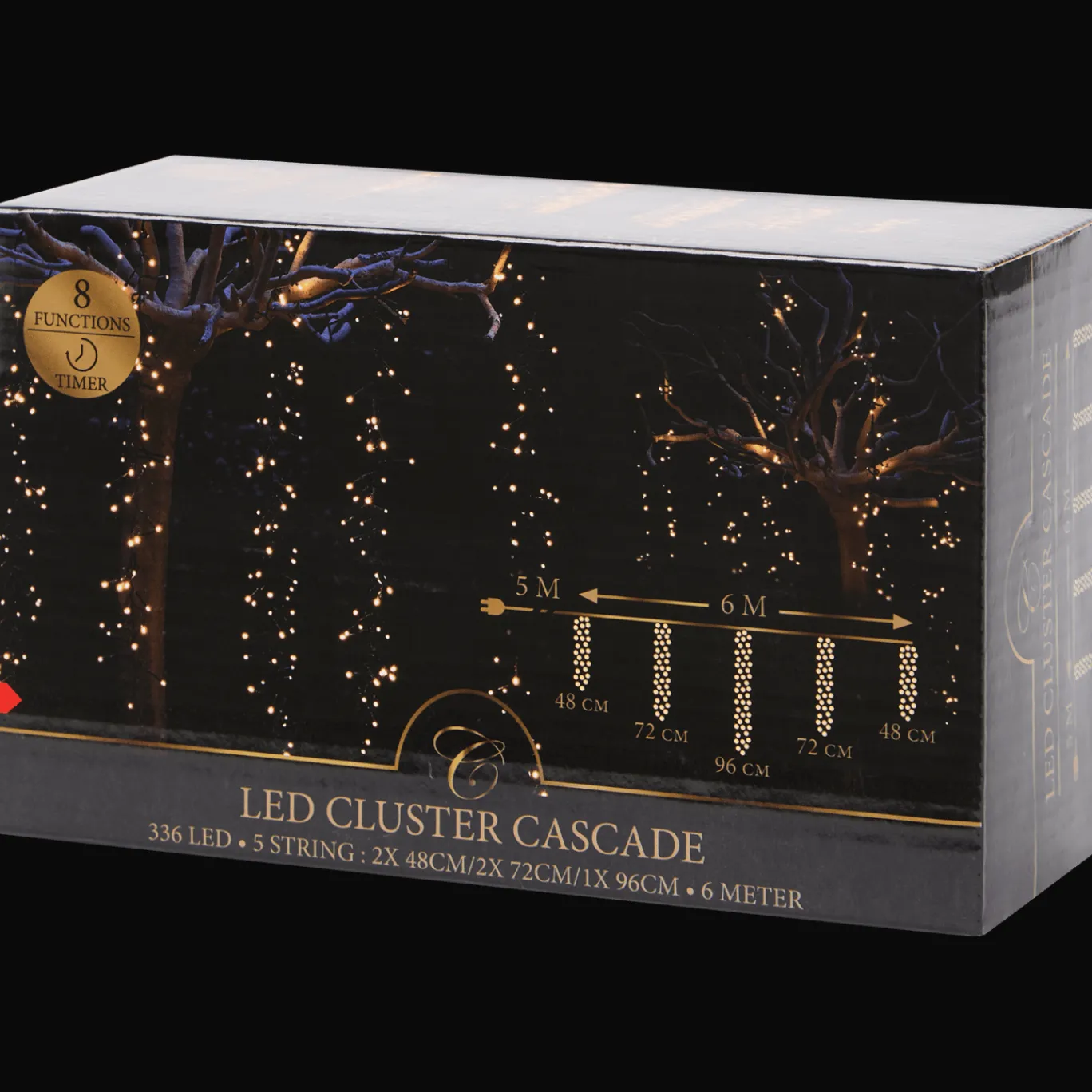 Action Seizoensdecoratie^Cascade kerstverlichting