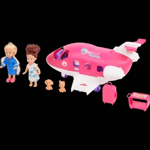 Action Knuffels & Poppen^Chloe Girlz vliegtuig speelset