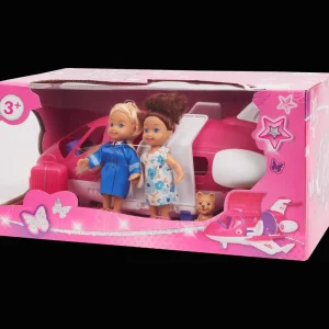 Action Knuffels & Poppen^Chloe Girlz vliegtuig speelset