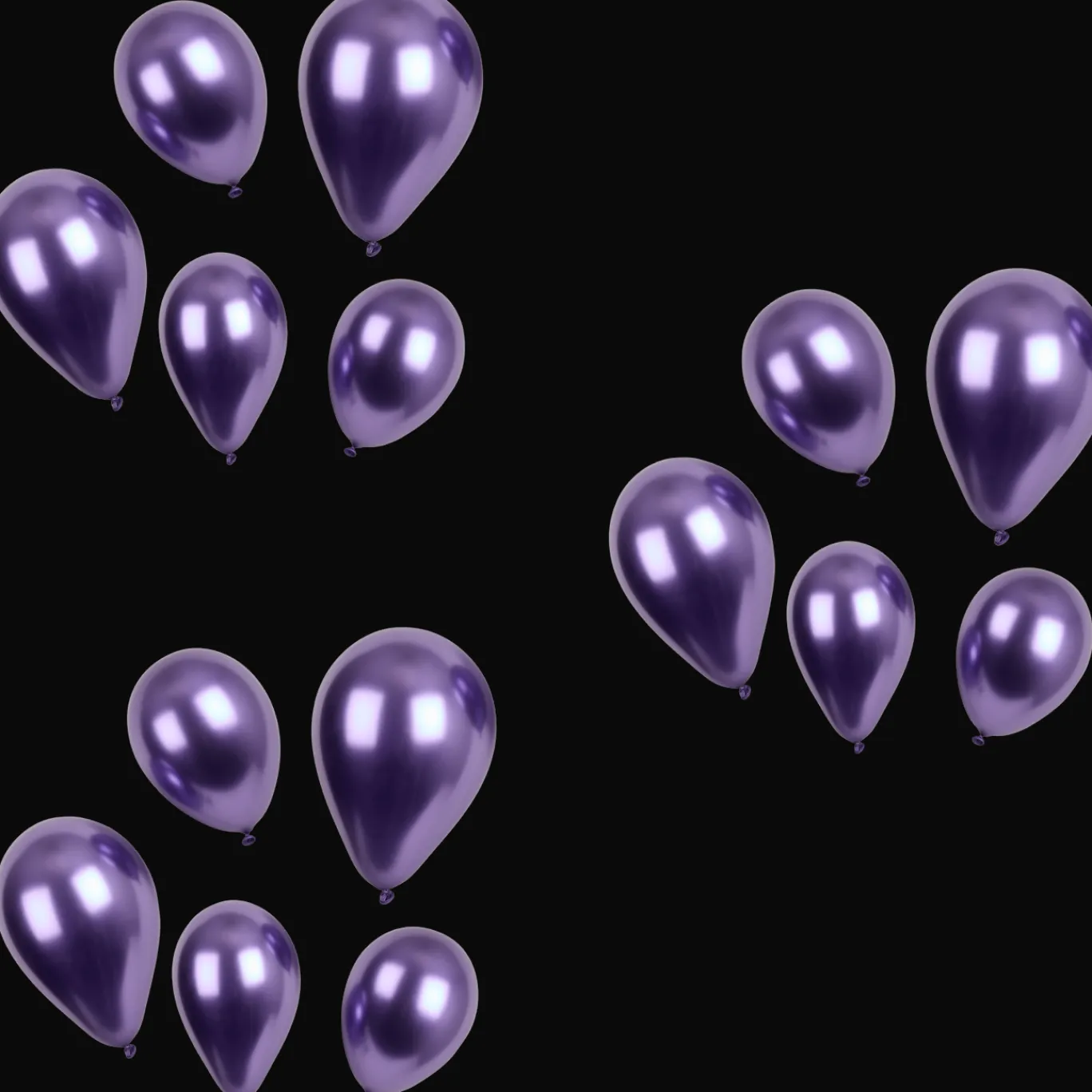 Action Ballonnen & Slingers^Chroom ballonnen