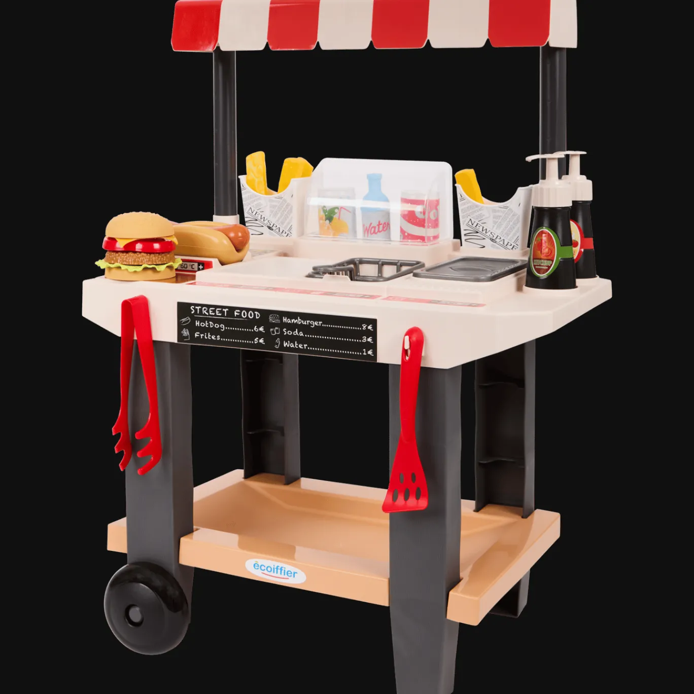 Écoiffier Speelfiguren & -Sets^streetfoodkraam speelset