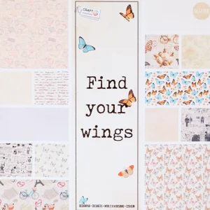 Action Papier & Schriften^Craft Sensations design-blok