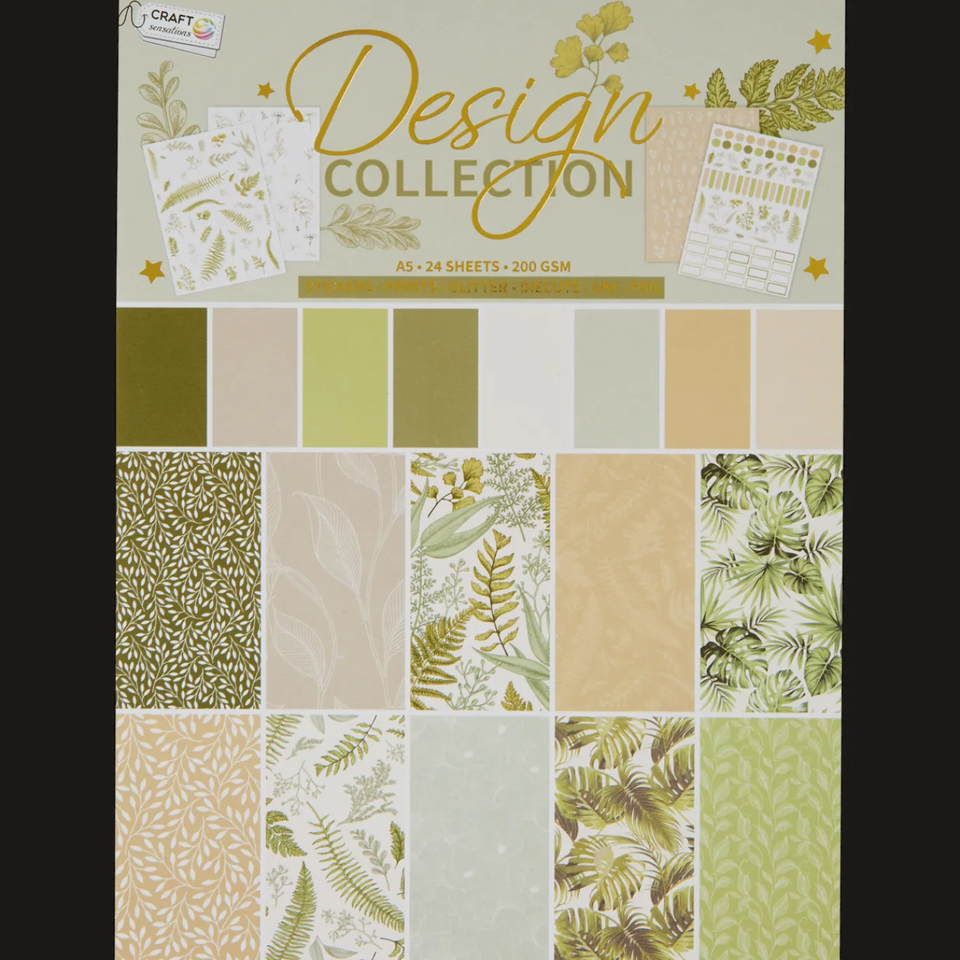 Action Kaarten^Craft Sensations knutselpapierblok A5