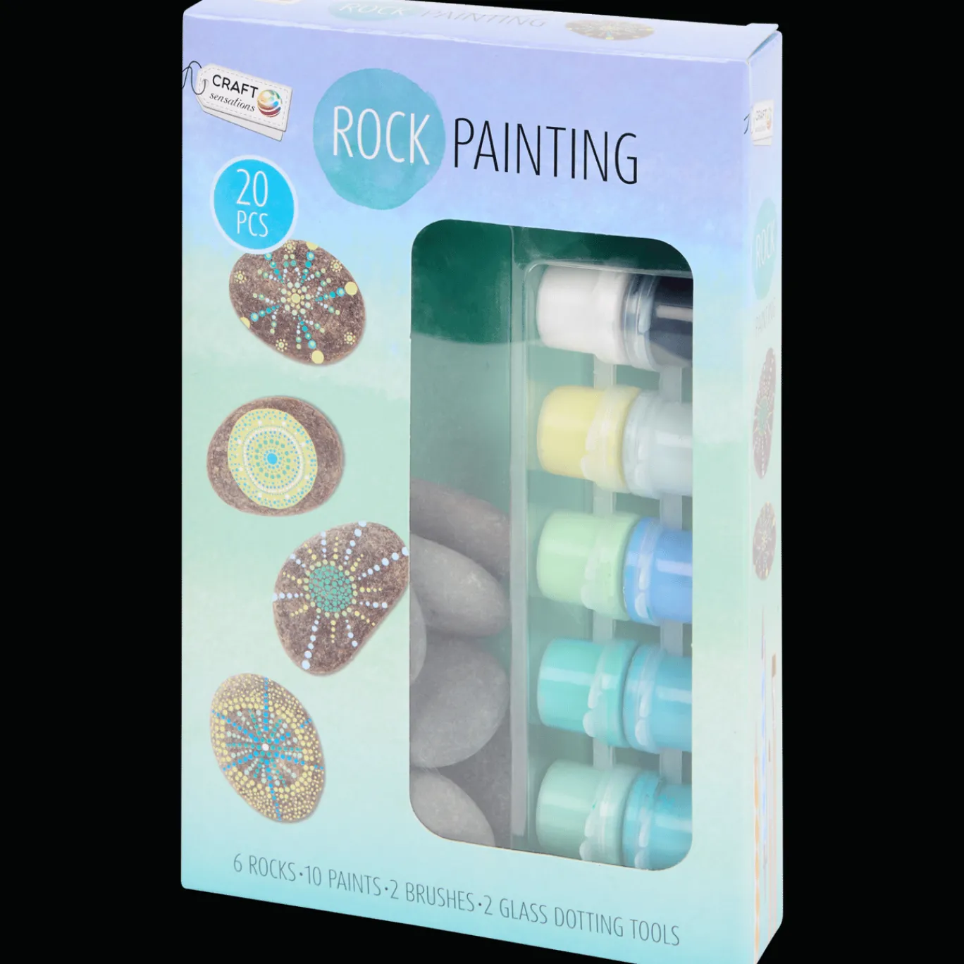 Action Knutselen^Craft Sensations stenen schilderset