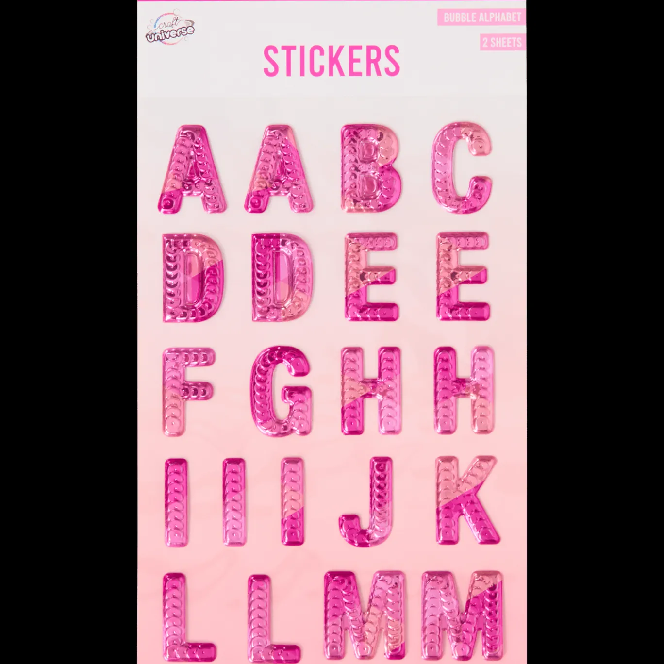 Action Knutselen^Craft Universe alfabet stickers