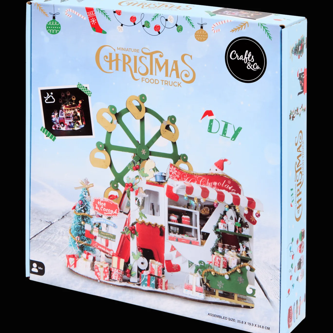 Action Knutselen^Crafts & Co bouw je eigen kersthuisje