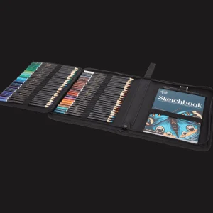 Action Kleuren & Tekenen^Creative Artist schetsblok & kleurset in etui