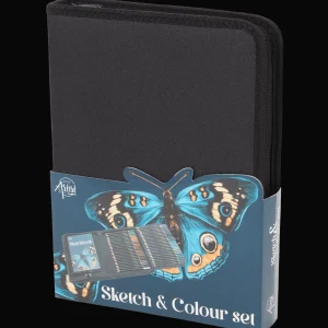 Action Kleuren & Tekenen^Creative Artist schetsblok & kleurset in etui