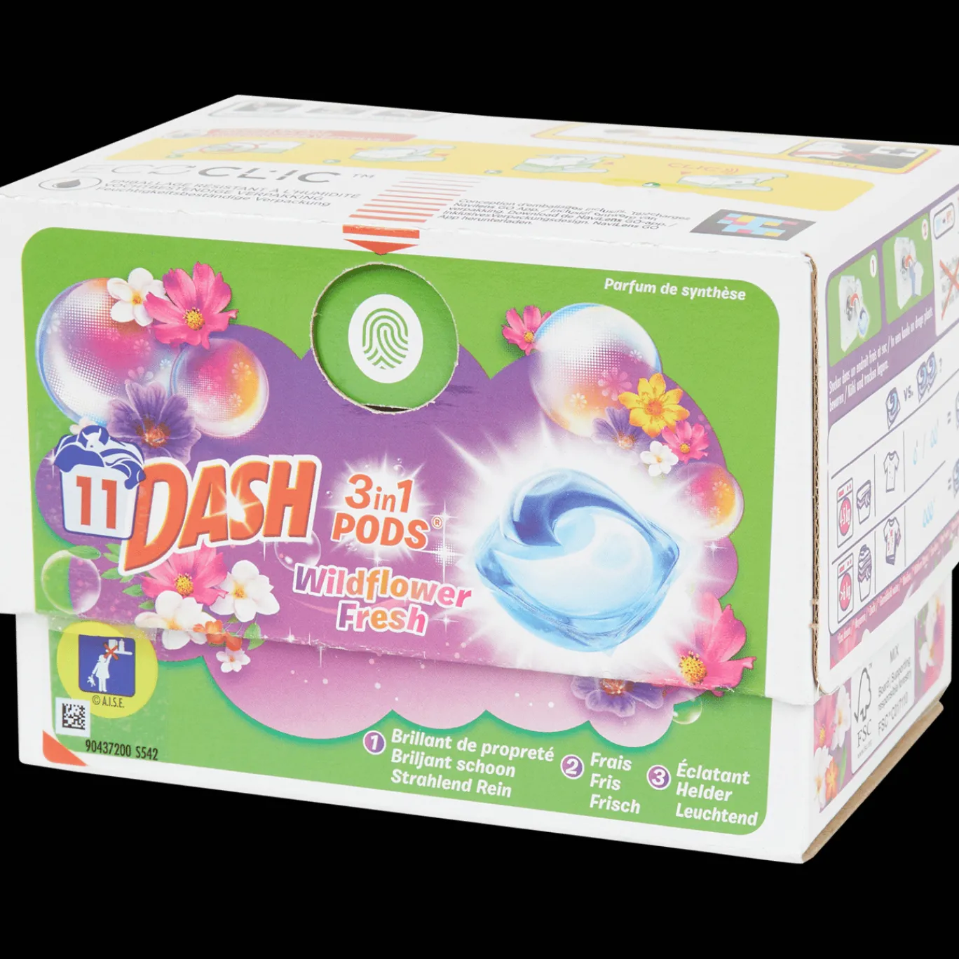 dash_in_pods_wildflower_fresh_0.webp Dash Afwas- & Wasmiddelen^3-in-1 pods Wildflower Fresh