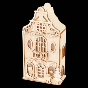 Action Knutselen^DécoTime bouw je eigen winterhuisje