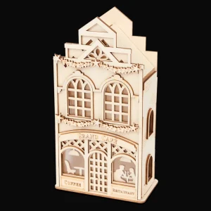 Action Knutselen^DécoTime bouw je eigen winterhuisje