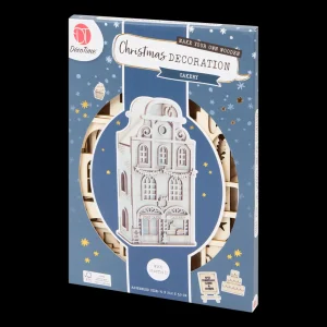 Action Knutselen^DécoTime bouw je eigen winterhuisje