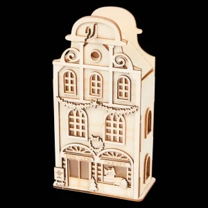 Action Knutselen^DécoTime bouw je eigen winterhuisje