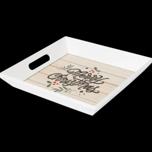 Action Seizoensdecoratie^Dienblad met kerstprint