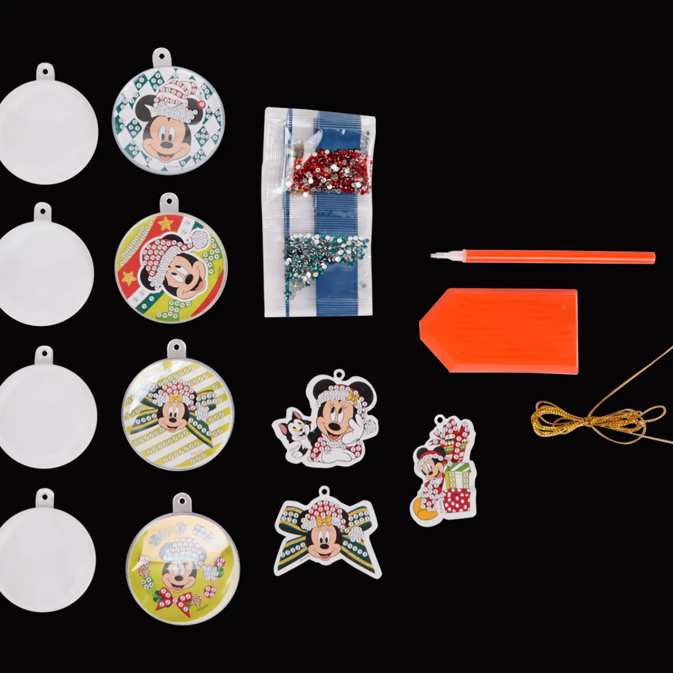 Action Kleuren & Tekenen^Disney diamond painting kerstballen