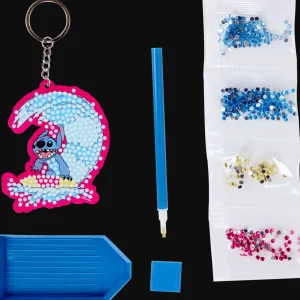 Action Knutselen^Disney diamond painting sleutelhanger