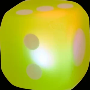 Action Spellen^Dobbelsteen met licht