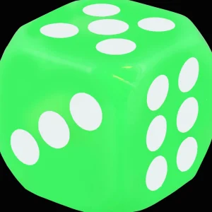 Action Spellen^Dobbelsteen met licht