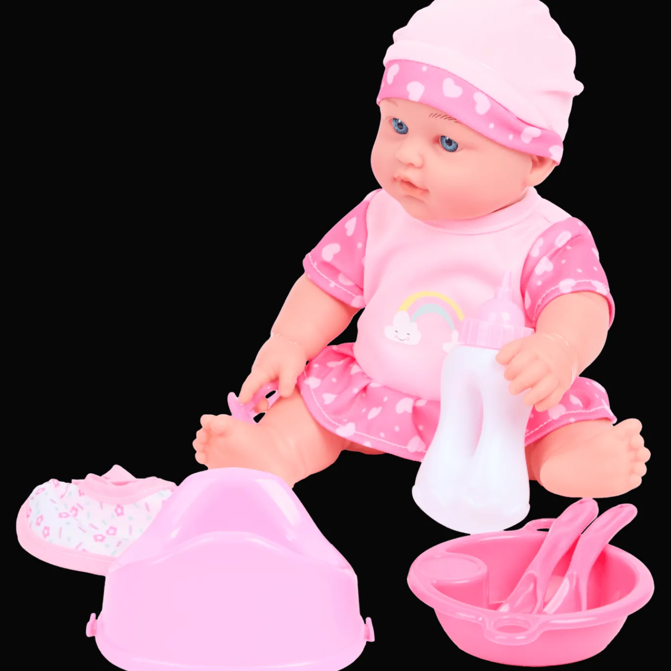 Dolly Star Knuffels & Poppen^plaspop Baby Lola