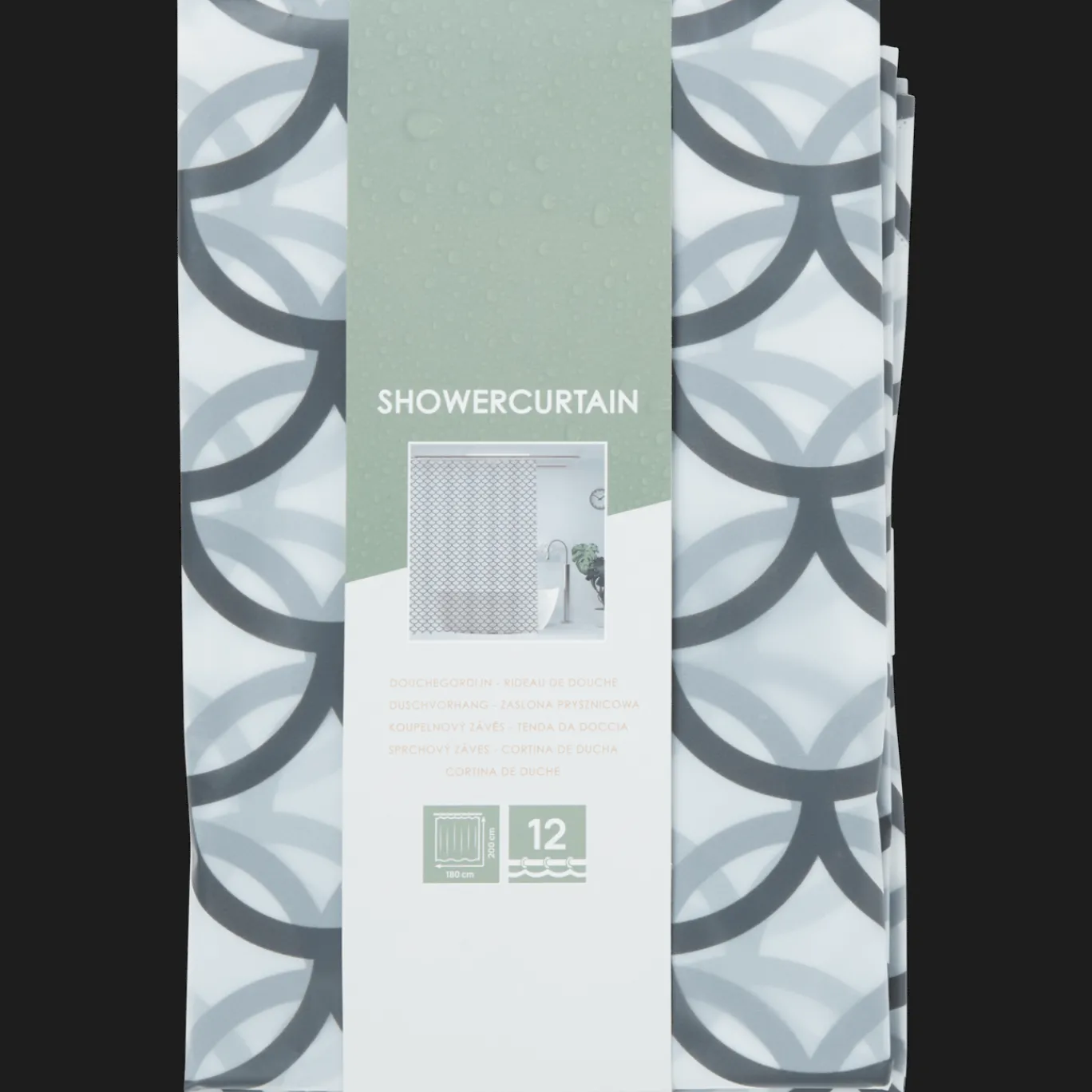 Action Badkamer & Toilet Accessoires^Douchegordijn